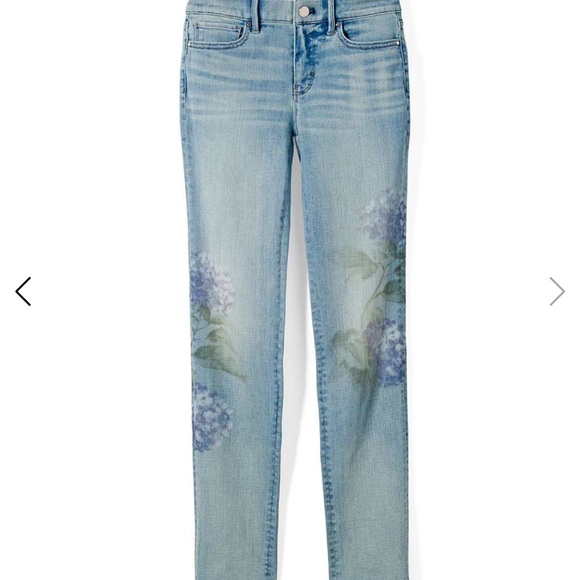 New With Tags Mid Rise Everyday Soft Floral Slim Ankle Jeans Sz 2 NEW 🍁🍁🍂 - Picture 5 of 10
